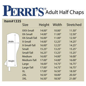 Perri's Half Chaps-Medium Black