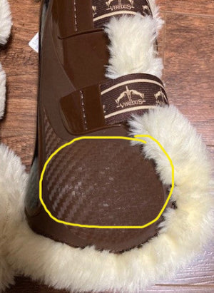 GENTLY USED- Veredus STS Carbon Gel Vento Open Front Boots LARGE BROWN