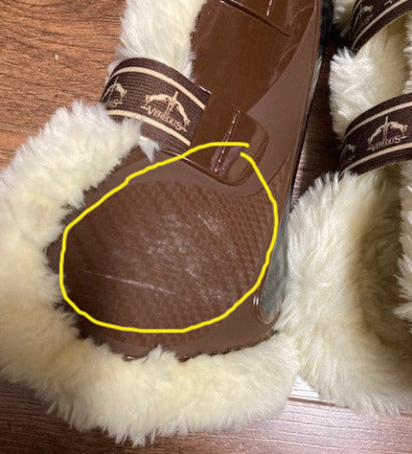 GENTLY USED- Veredus STS Carbon Gel Vento Open Front Boots LARGE BROWN