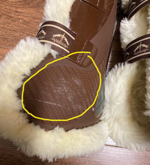 GENTLY USED- Veredus STS Carbon Gel Vento Open Front Boots LARGE BROWN