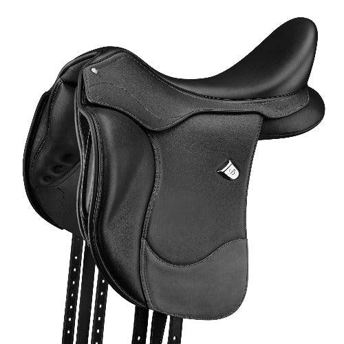Bates Isabell Icon Dressage Saddle in Luxe Leather BLACK