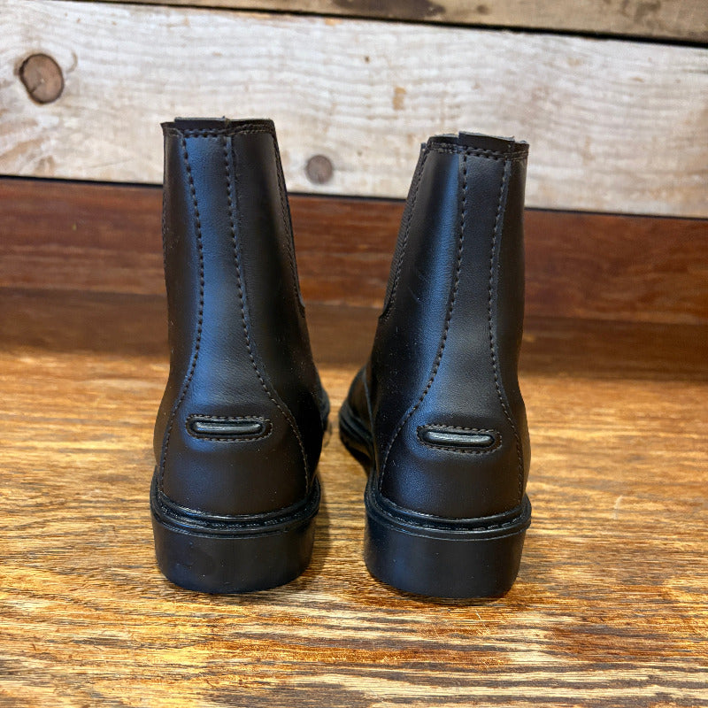 TuffRider Children's Starter Front Zip Paddock Boots- MOCHA 1 NEW WITHOUT BOX
