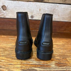 TuffRider Children's Starter Front Zip Paddock Boots- MOCHA 1 NEW WITHOUT BOX