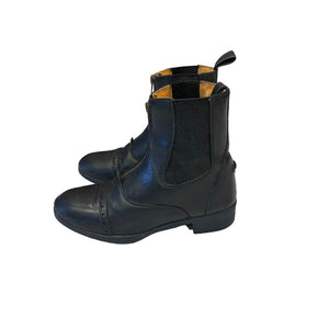 GENTLY USED-Ovation Sport Rider II Child's Zip Paddock Boot, Black size 5