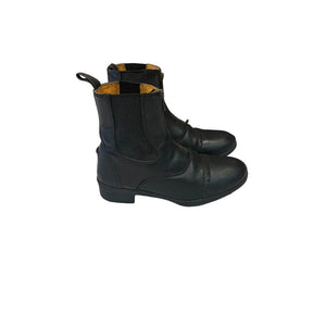 GENTLY USED-Ovation Sport Rider II Child's Zip Paddock Boot, Black size 5
