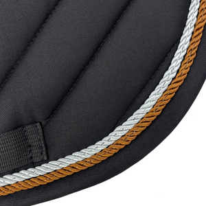 Majyk Equipe Black Cotton Oblique Euro Saddle Pad