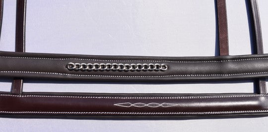KL Select Red Barn Chain Noseband
