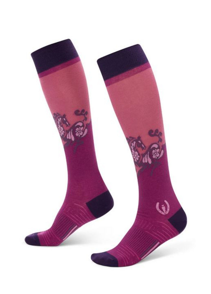 Kerrits Frolic Horse Knee-Hi Socks - The Carousel Horse 