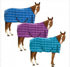 EQUIESSENT EQ EZ-Care Plaid StableSheet