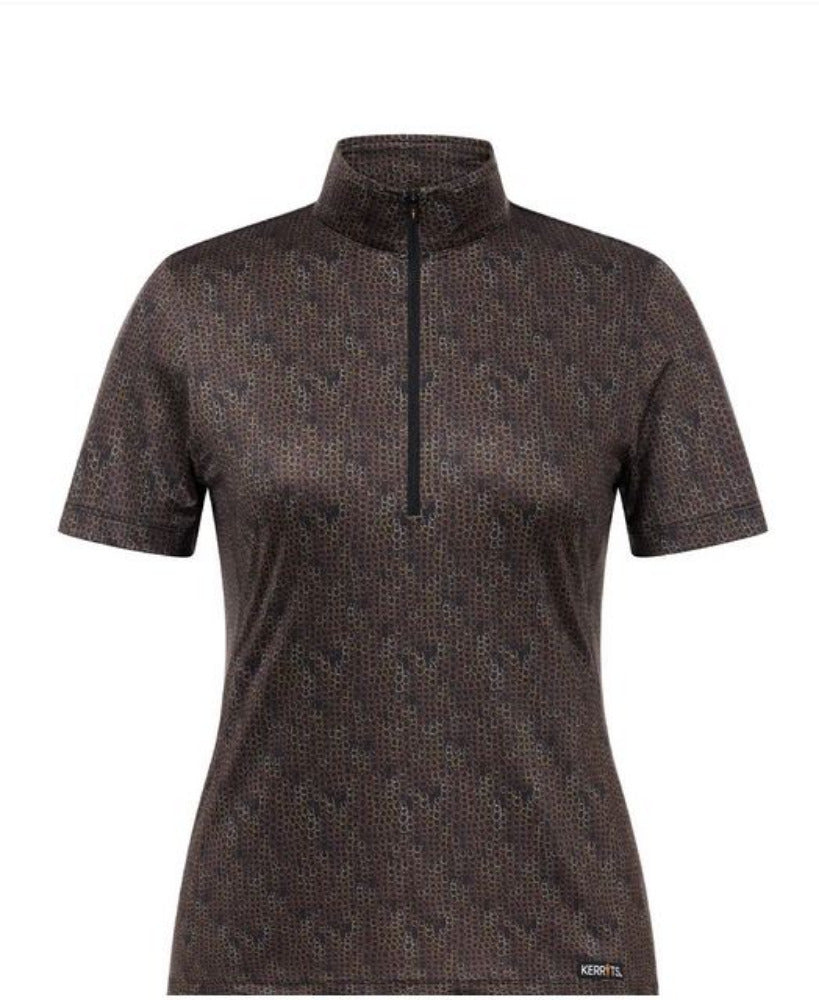 Kerrits Play It Coolcore Short Sleeve Shirt – Print - The Carousel Horse 