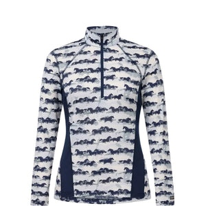 Kerrits EquiBreeze Ice Fil® Long Sleeve Shirt – Print - The Carousel Horse 