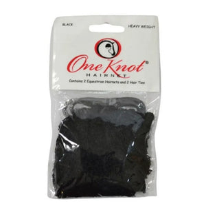 ONE KNOT One Knot Heavy Hair Net - Light Brown 2PK