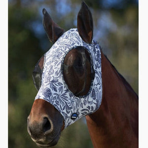 WeatherBeeta ComFiTec Stretch Fly Mask With Ears-Prints