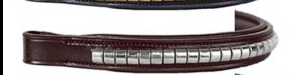 Red Barn Clincher Browband- Brown Full Size CLOSEOUT