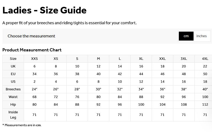 Horseware Newmarket High Rise Full Seat Breeches