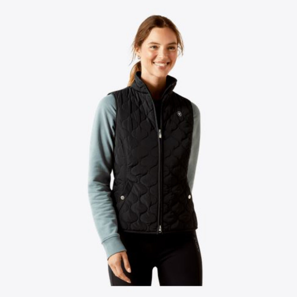 Ariat Womens Ashley 2.0 Insulated Vest-BLACK