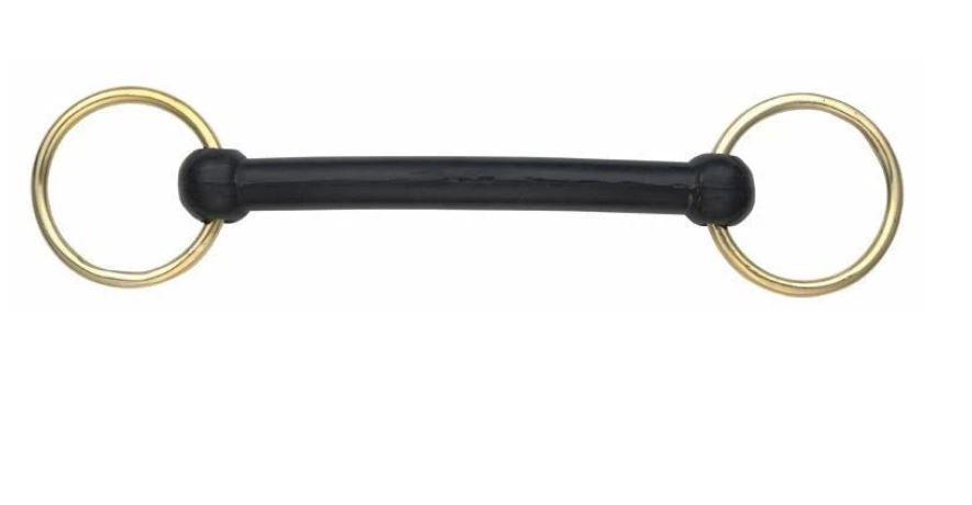 Shires Rubber Covered Overcheck Bradoon