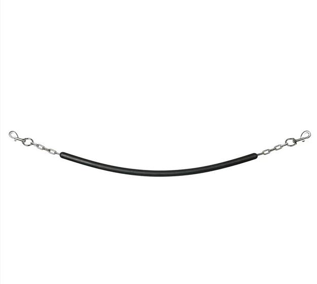 TuffRider Heavy Rubber Coated Stall Chain with Snaps - Black