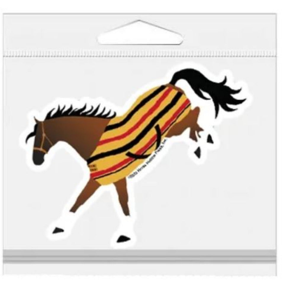 Horse Hollow Press 3-Inch Die-Cut Sticker-Newmarket Blanket