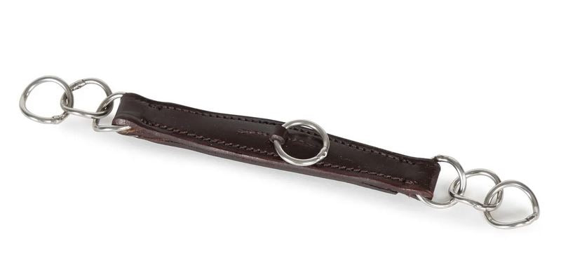 Shires Velociti GARA Leather Curb Chain