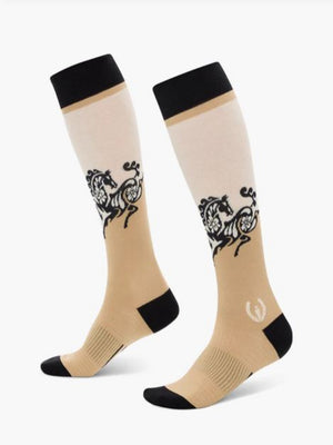 Kerrits Frolic Horse Knee-Hi Socks - The Carousel Horse 