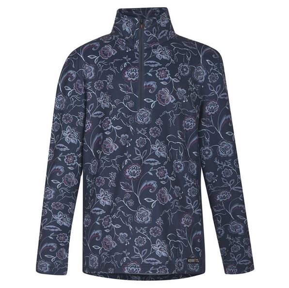 Kerrits Kids Up Tempo Fleece Tech Top - Print CLOSEOUT