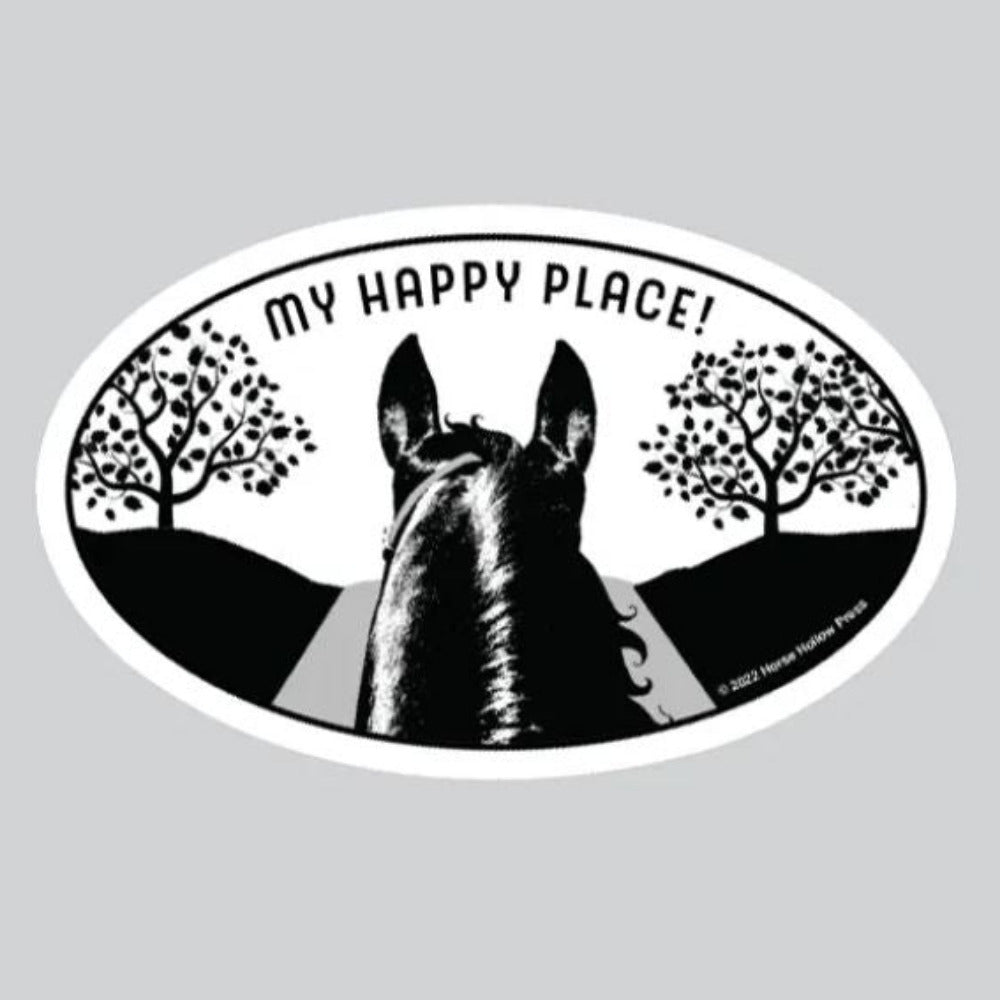 Horse Hollow Press 3-Inch Die-Cut Sticker-My Happy Place