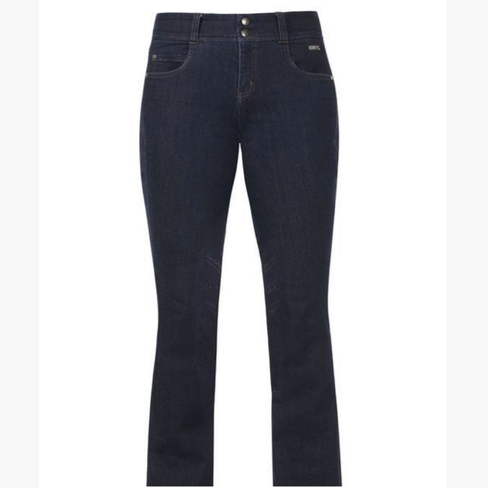 Kerrits Stretch Denim Silicone Knee Patch Bootcut Riding Pant - Tall