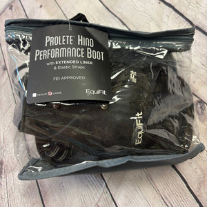 GENTLY USED-EquiFit Prolete Hind Performance Boots, size Large