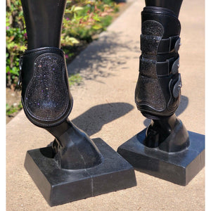Majyk Equipe Estrella' Sparkle Leather Tendon Boots