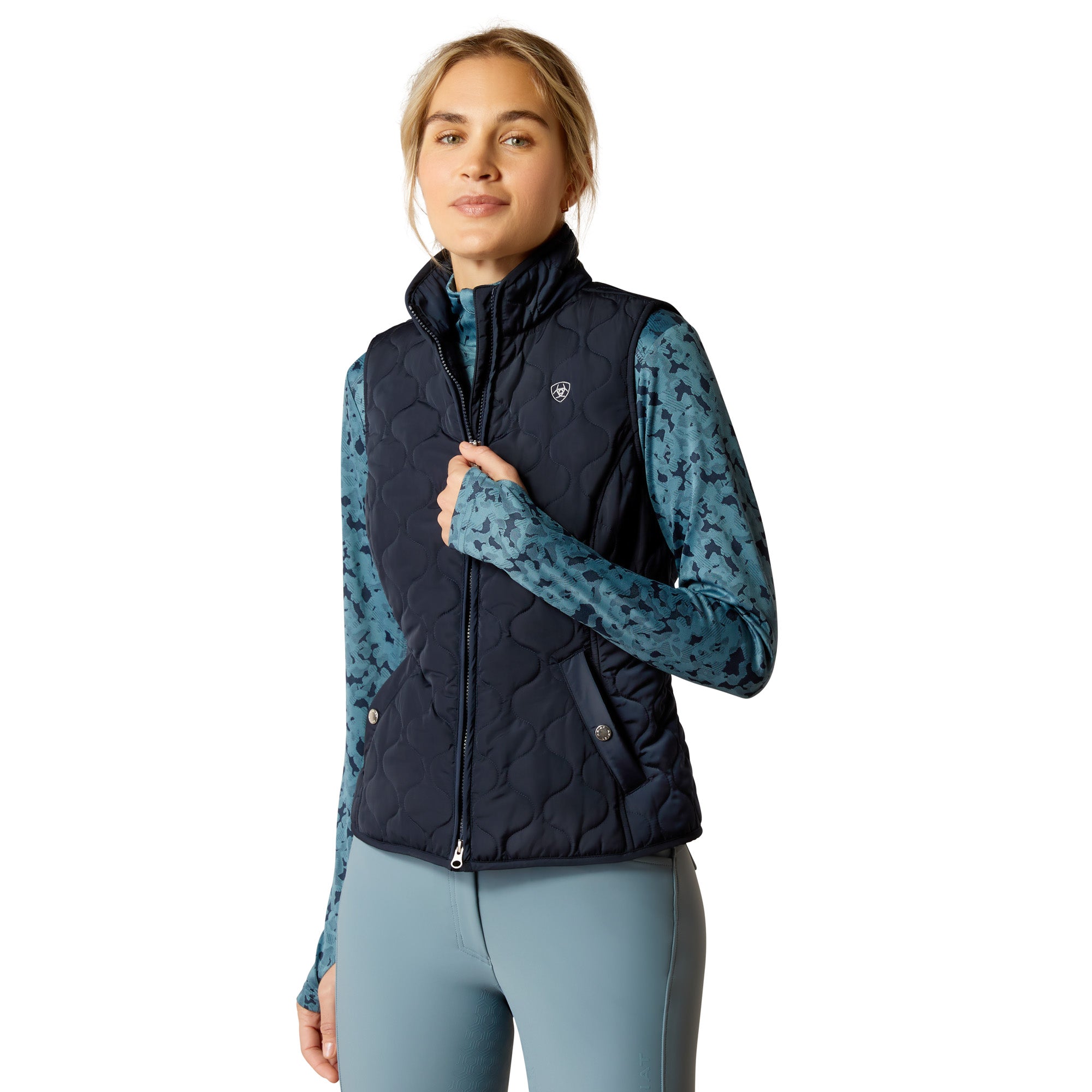 Ariat Ladies Ashley 2.0 Insulated Vest- NAVY ECLIPSE CLOSEOUT