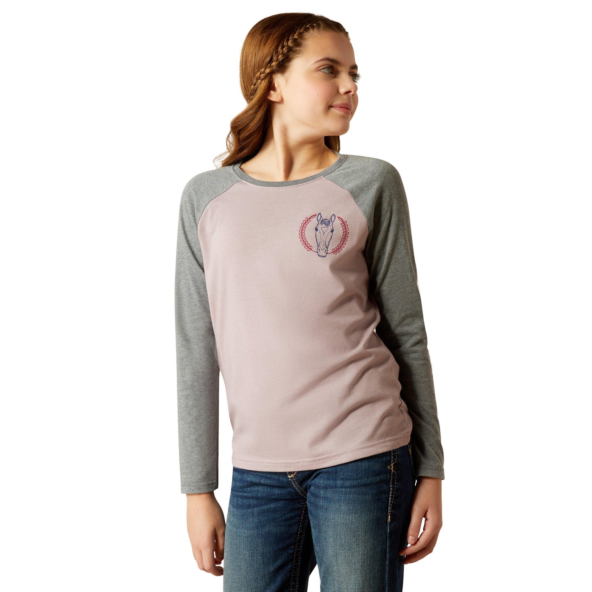 Ariat Kids Heart Star Long Sleeve T-Shirt CLOSEOUT