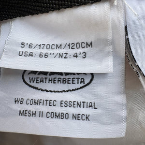 GENTLY USED-Weatherbeeta Comfitec Essentail Mesh II Combo Neck Fly Sheet- Western Sunset Size 66"