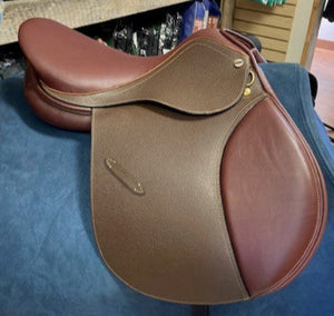 TEST RIDE/DEMO- Henri De Rivel Regular Advantage All Purpose Saddle AUSTRALIAN NUT BROWN 16.5IN