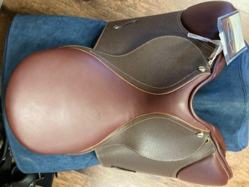 TEST RIDE/DEMO- Henri De Rivel Regular Advantage All Purpose Saddle AUSTRALIAN NUT BROWN 16.5IN