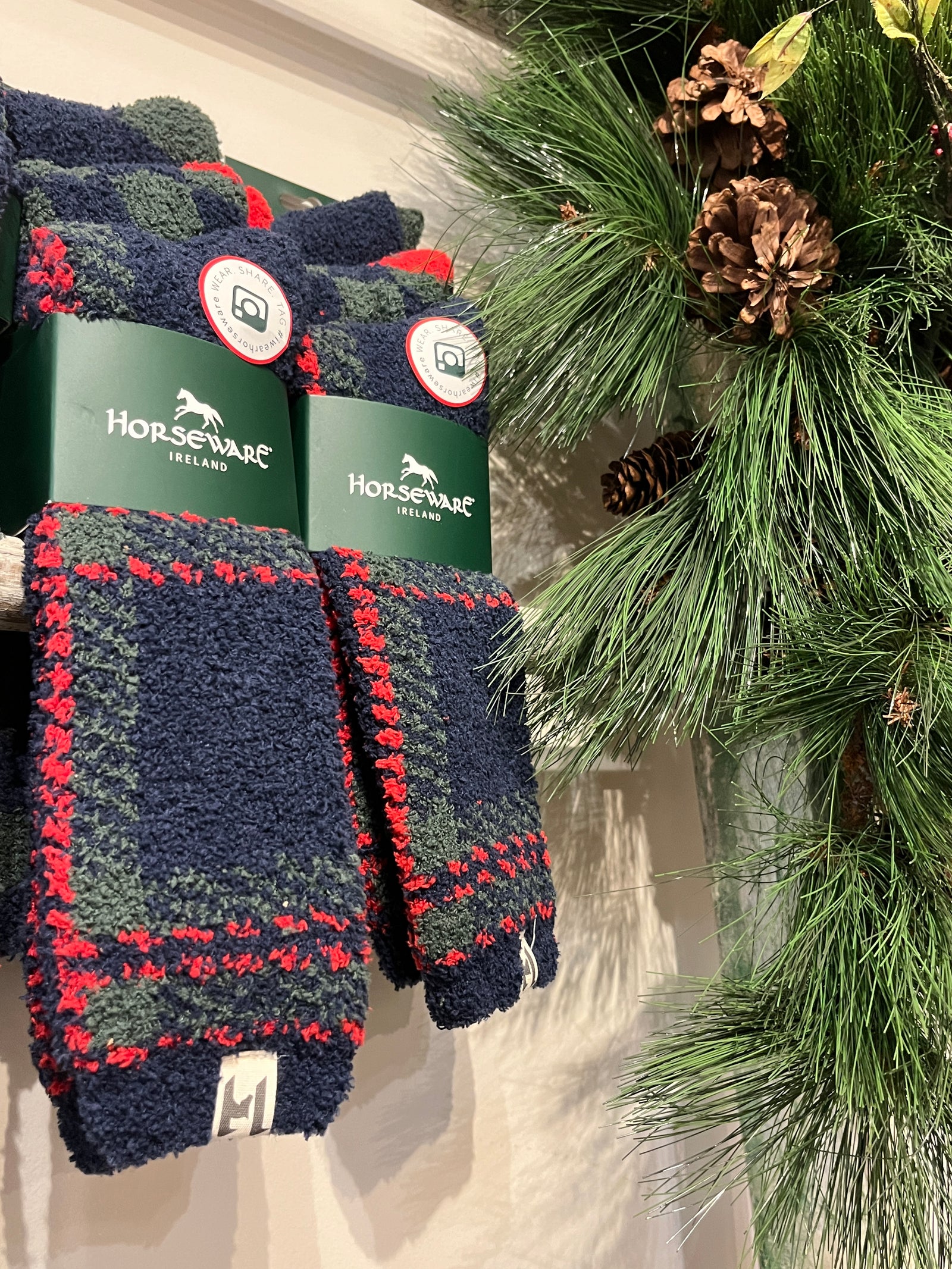 Horseware Softie Socks Pack Of 3 - Holiday Collection CLOSEOUT