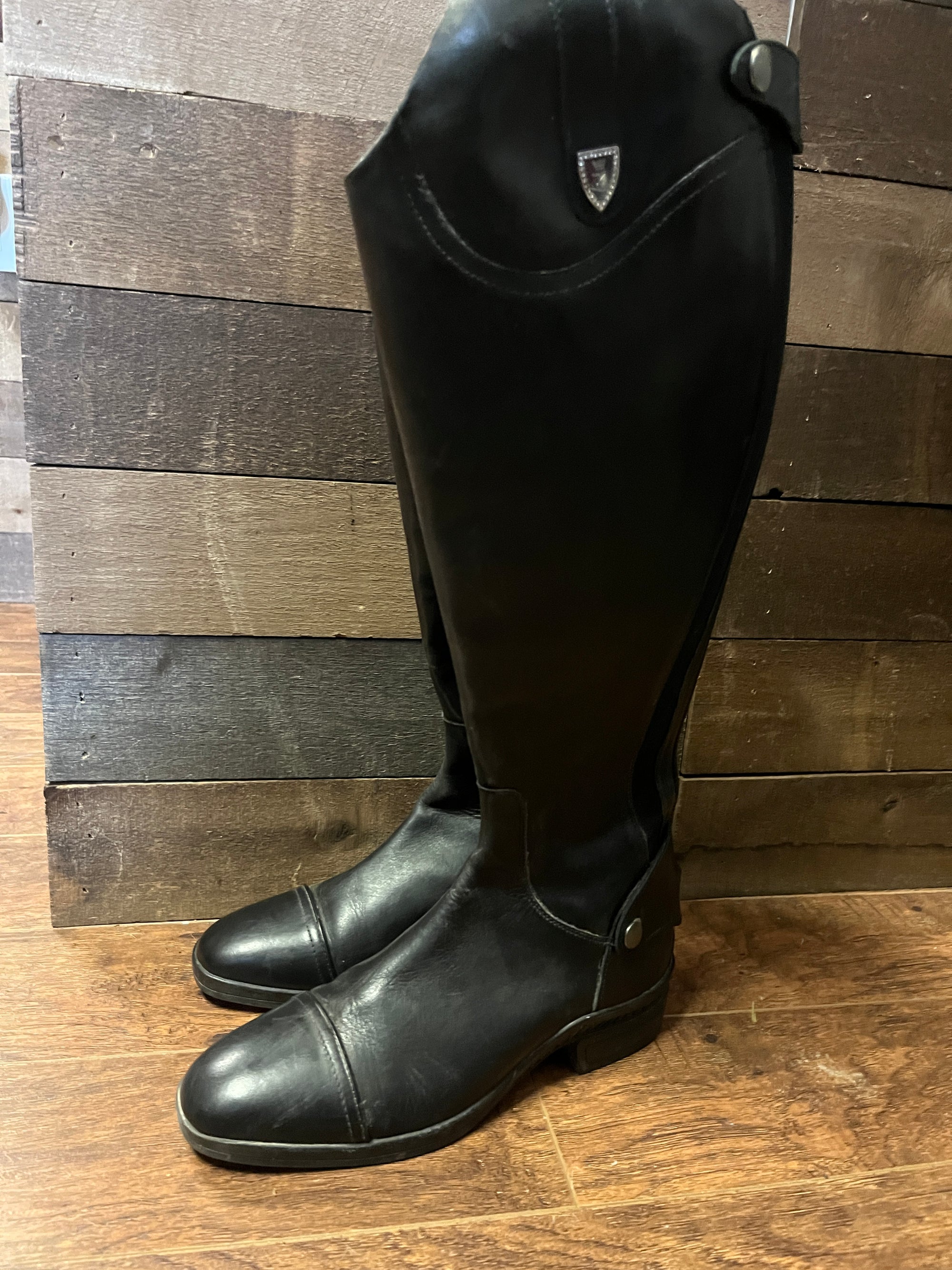 Horze Ladies’ Duvall Tall Dress Boots - 9.5 Regular Calf - GENTLY USED