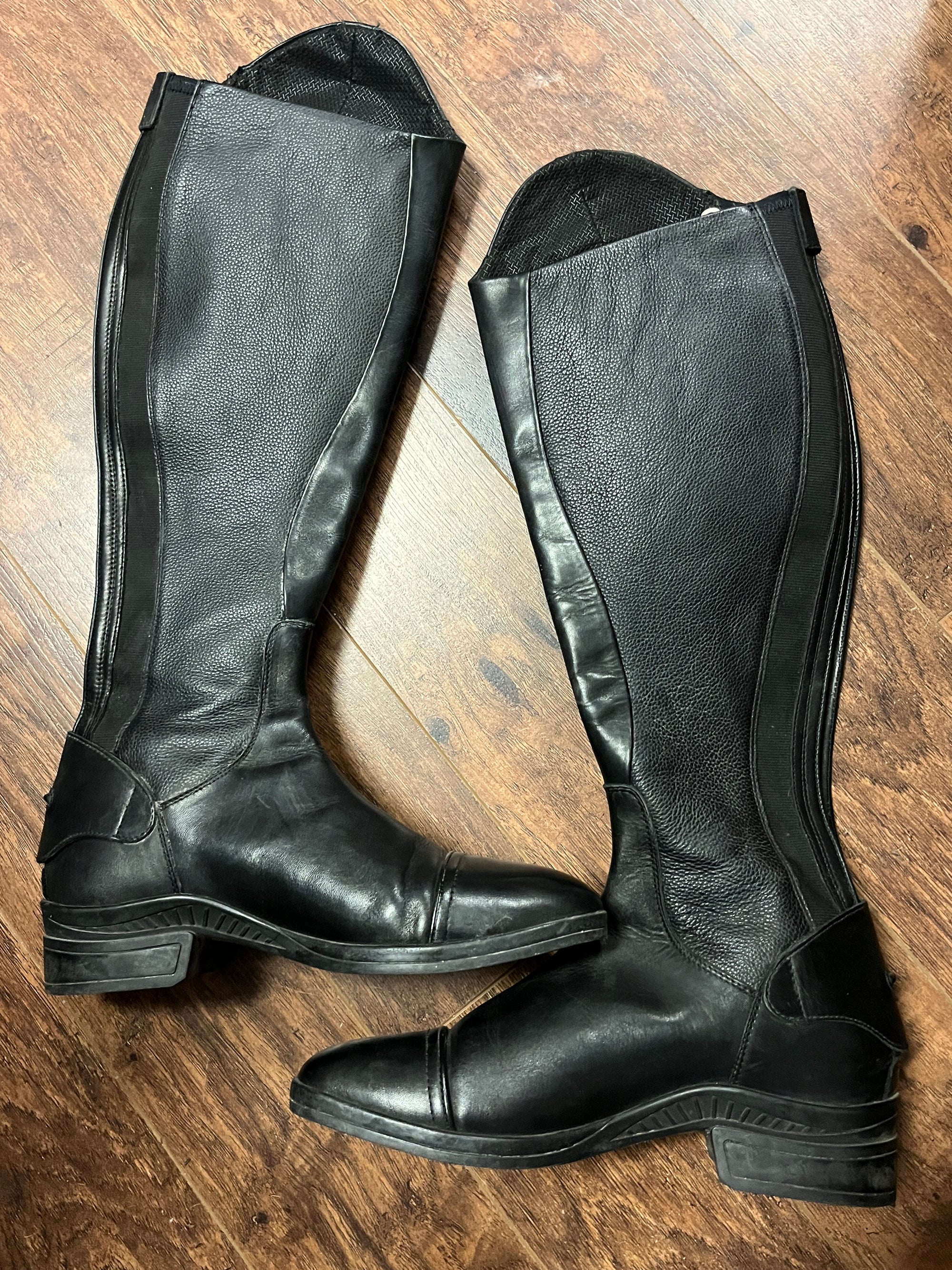 Horze Ladies’ Duvall Tall Dress Boots - 9.5 Regular Calf - GENTLY USED
