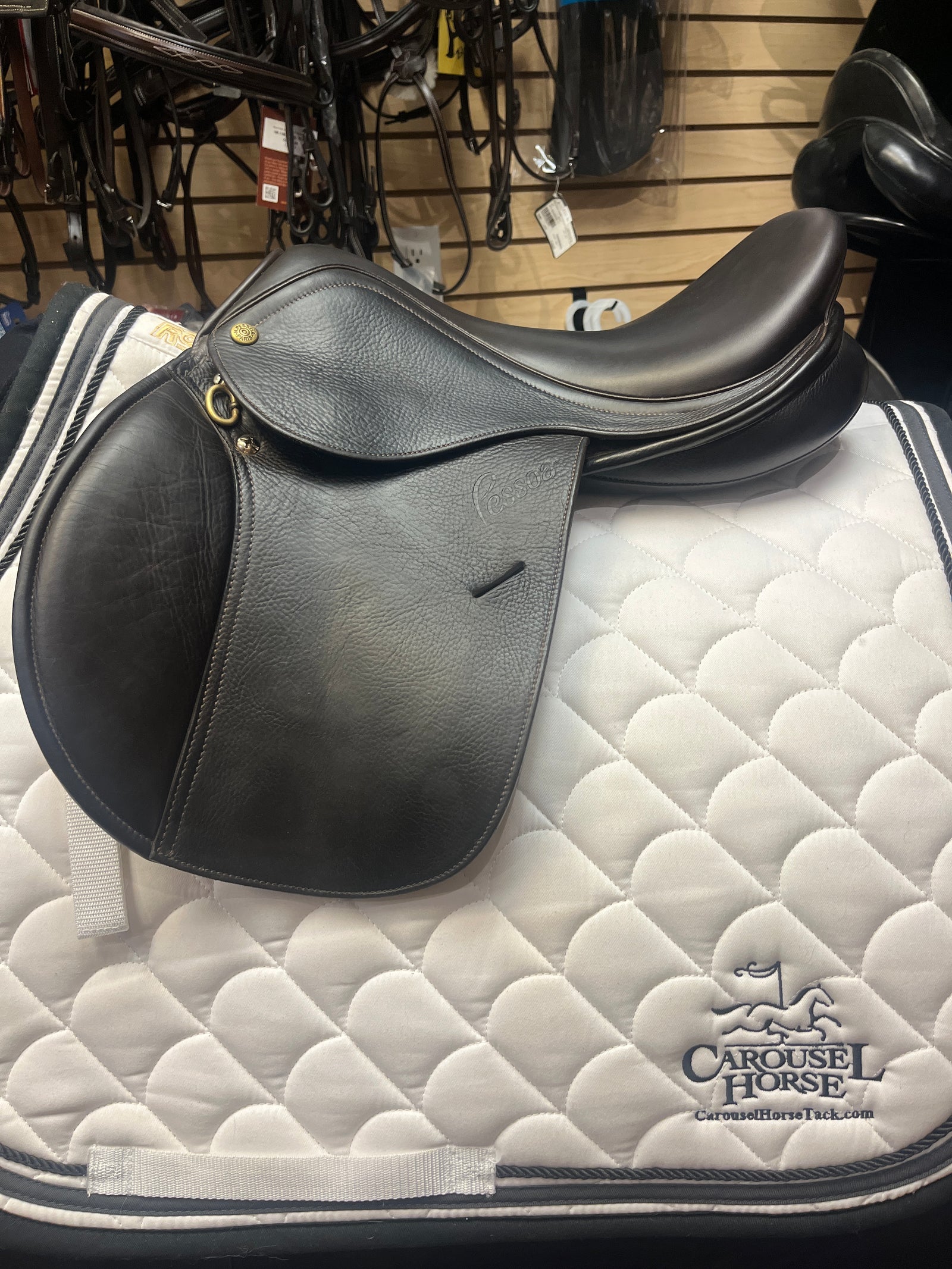 GENTLY USED Pessoa Junior Saddle with XCH - 15 Regular Flap