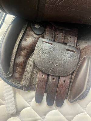 GENTLY USED Pessoa Junior Saddle with XCH - 15 Regular Flap