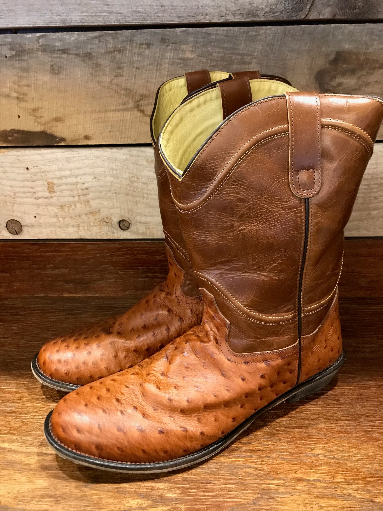 TuffRider Men's Norris Wide Round Toe Western Boot - Size 14 GENTLY USED