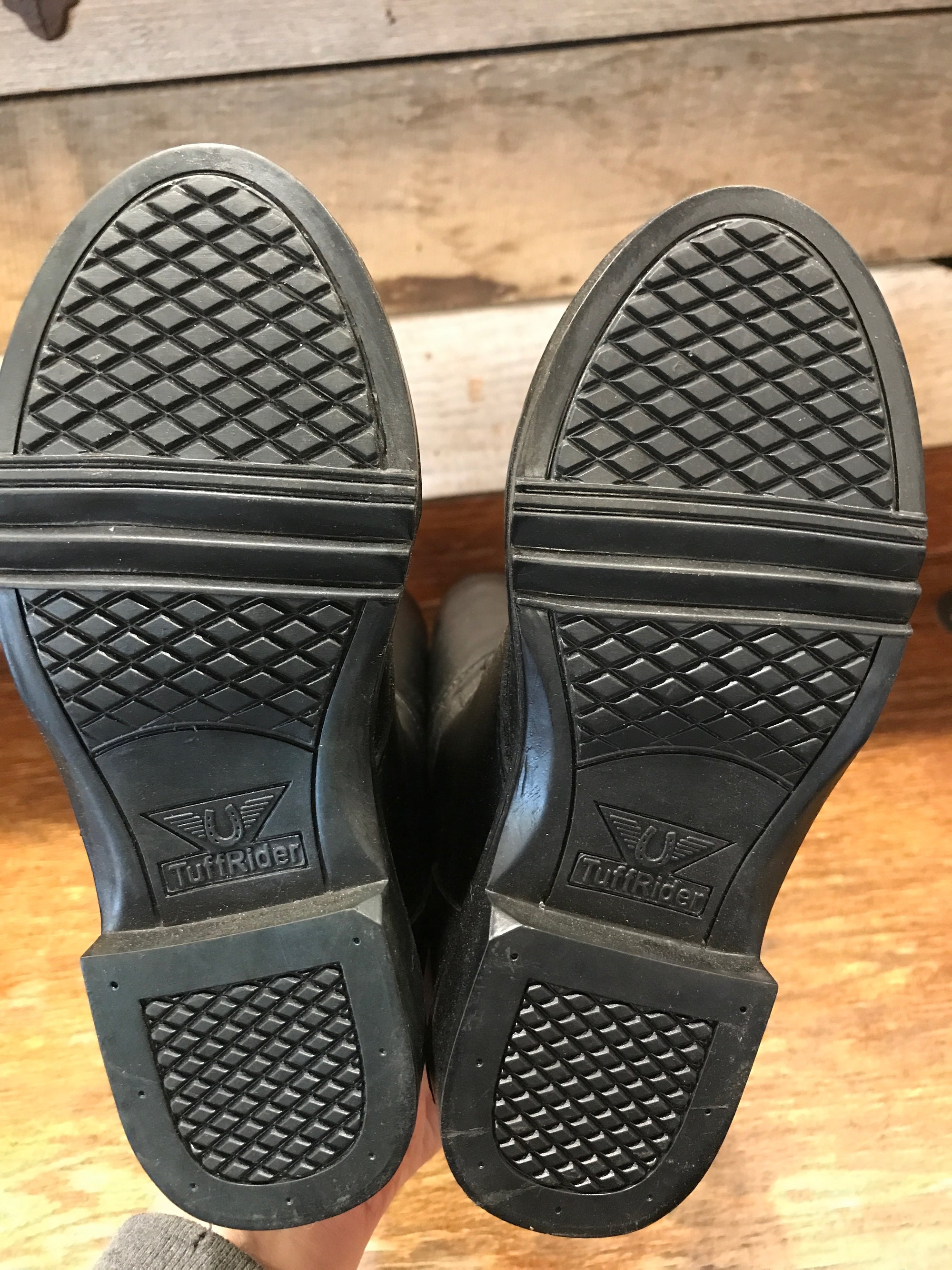 GENTLY USED TuffRider Children's Starter Back Zip Field Boots - Size 2 Slim Regular