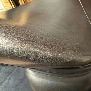GENTLY USED- Frank Baines Dressage Saddle- Aires De Haute 18.5" Medium