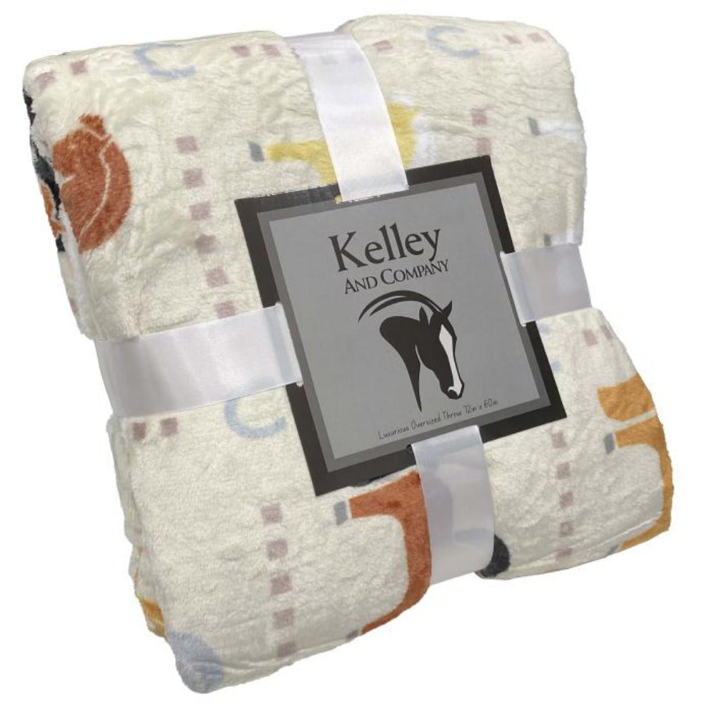 Pony Palisade Throw Blanket