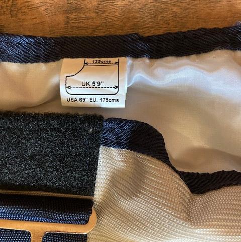 GENTLY USED- Horseware Mio Flysheet NAVY/BRONZE SIZE 69