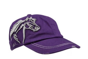 AWST Int'l Lila 3D Horse Head Cap
