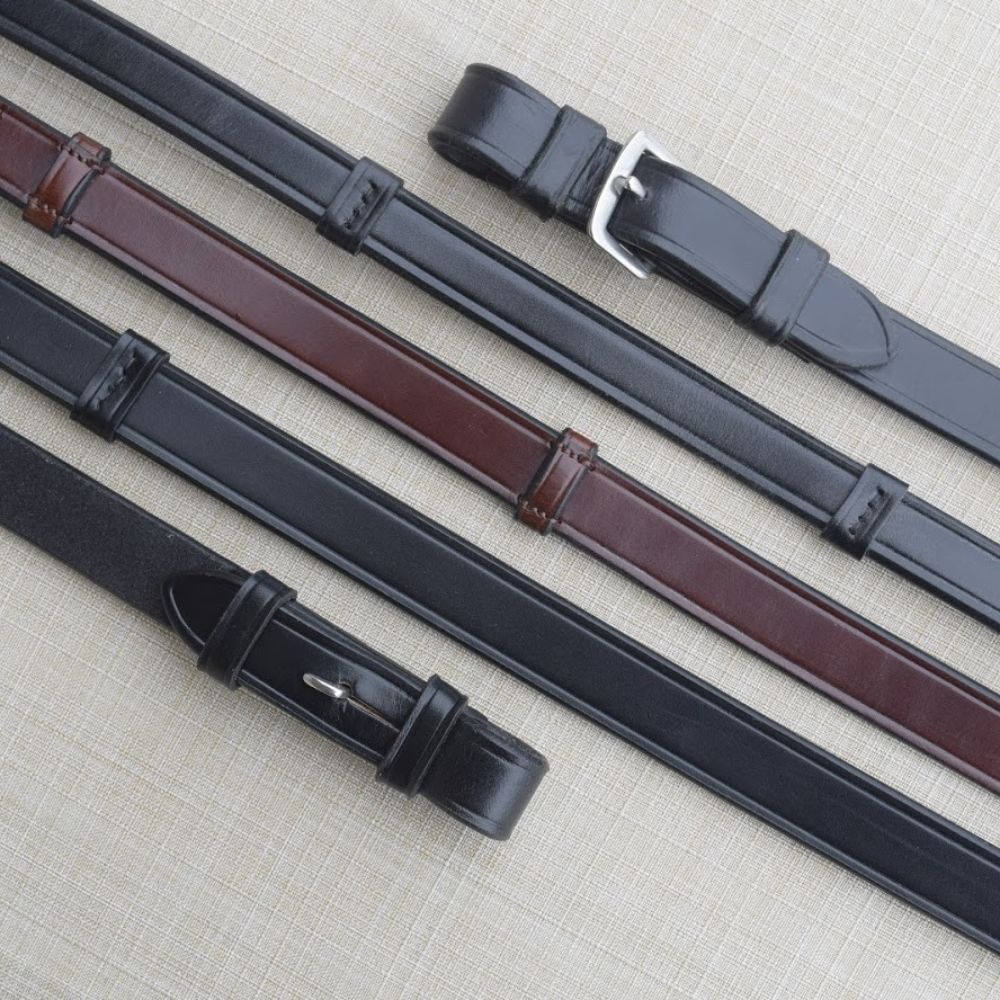 KL Select Red Barn Dressage Reins 5/8"