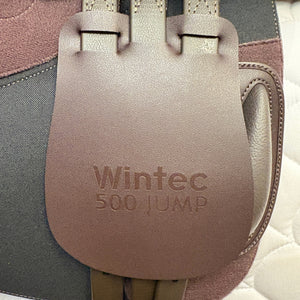 TEST RIDE/DEMO-Wintec 500 Jump Saddle with optional HART, Brown 17.5"