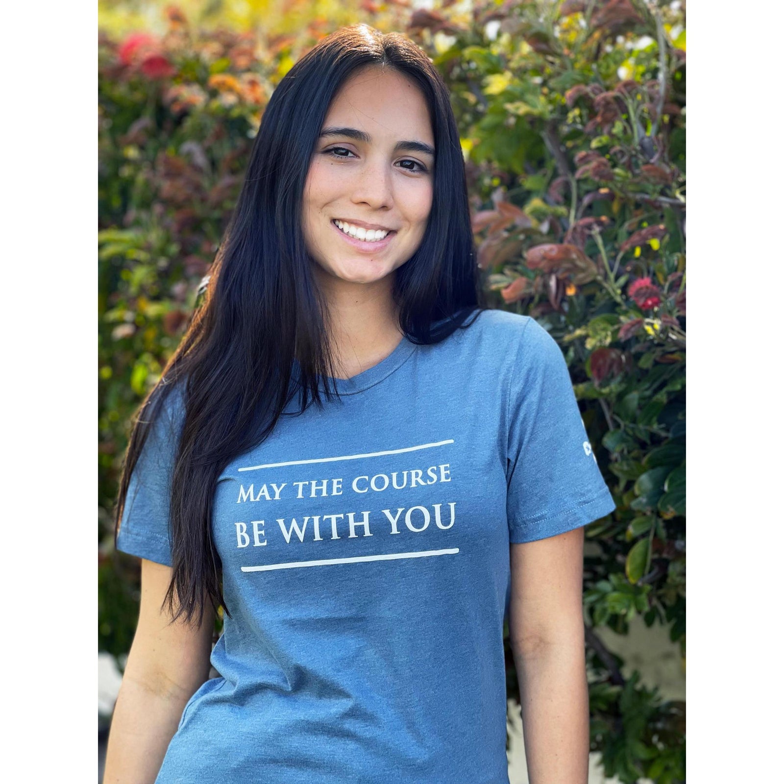 LA Equestrian 'May the course be with you'  Soft Sueded Tee Shirt