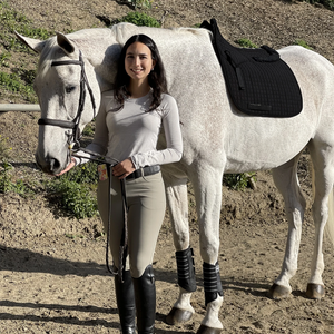 Majyk Equipe Shimmable Dressage Pad with Sheepskin